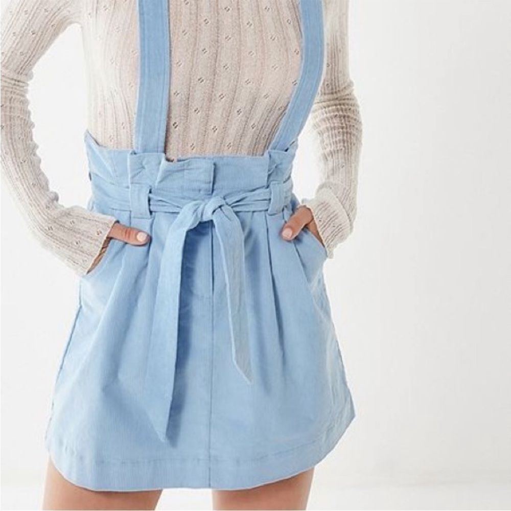 NWT urban outfitters cord overall dress xs